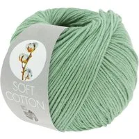 LANA GROSSA SOFT COTTON Häkelwolle, 140 m (weiches, vielseitiges Garn für höchsten Tragekomfort), 50 g