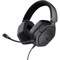 Trust GXT492 Carus Gaming Headset PC Laptop Konsolen Gaming-Headset (Kabelgebundene Verbindung über 3,5-mm-Klinkenanschluss I Stereo-Sound mit geschlossenem Akustiksystem I Abnehmbares, flexibles Boom-Mikrofon I Integrierte Lautstärke- und Mikrofon-S