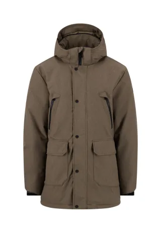 Fynch Hatton - 2-in-1 Parka mit Kapuze braun - Gr. - L