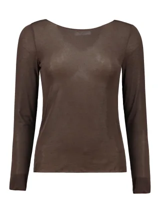 Zabaione - Shirt Ki44rini brown - Gr. - M