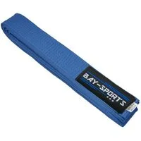 BAY-Sports Karateanzug Budogürtel Karategürtel Kampfsportgürtel blau Budogürtel blau, Judogürtel, Taekwondogürtel, Länge 160 cm - 350 cm
