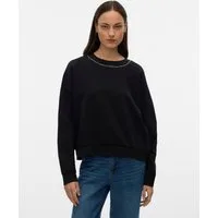 Vero Moda Langarmshirt VMLOTTE TRINA LS SWEAT BOX GA BF