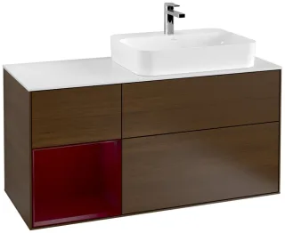 Villeroy & Boch Waschtischunterschrank Finion G39 1200x603x501mm Wandbel. WT re , G391HBGN G391HBGN