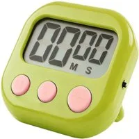 FELIXLEO Intervall-Timer Digitaler Küchentimer Magnetisch Backen Küche Studium Training Grün. (1-St)