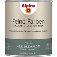Alpina Lack Dunkles Moosgrün No. 37, hoch deckend, schnell trocknend