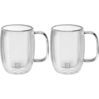 Zwilling Espressoglas Sorrento Plus, 2-tlg., Borosilikatglas, Doppelwandig, Borosilikatglas, 2-tlg., je 140 ml