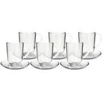 LEONARDO Latte-Macchiato-Tasse NAPOLI, 12-tlg., Glas, 380 ml, 12-teilig