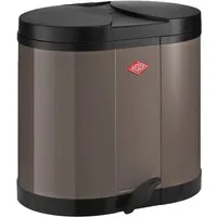 WESCO Mülltrennsystem Ökosammler 170 (Beta), mit Kunststoffeinsatz, Deckel und Fußtritt aus Kunststoff, Bodenring