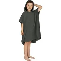 normani Badeponcho Badeponcho aus Bio-Baumwolle für Kinder, Bio-Baumwolle, Kapuze, Schlupf, Kinderbademantel mit Kapuze Strandponcho