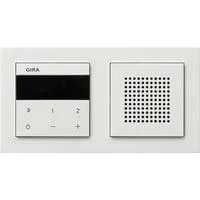 Unterputz-Radio Internet-Protokoll Lautsprecher mit Rahmen E2 Typ 232029, Internetradio weiß (glänzend), Retail