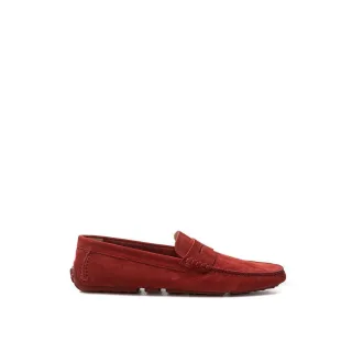 Bally Bordeaux Leder Mokassin