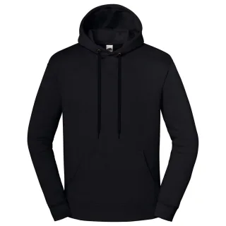 Fruit of the Loom - "Iconic Premium" Sweatshirt für Herren/Damen Unisex, mit Kapuze (Schwarz)