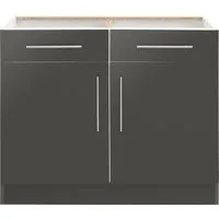 wiho Küchen Unterschrank Cali 100 cm breit, ohne Arbeitsplatte