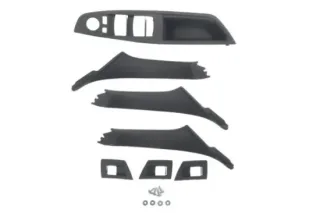 KOMPLETT SET Türgriff Griff Innen Schwarz VORNE + HINTEN für BMW 5er F10 F11 2009-2017