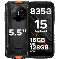 DOOGEE Doogee Fire 3 Pro Outdoor Handy 8350mAh 5.5'' 16+128GB Smartphone (14 cm/5.45 Zoll, 128 GB Speicherplatz, 16 MP Kamera, Android 15, Gemini Al, Unisoc T7200, 16MP Camera, Dual SIM 4G)