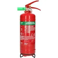 Alecto Schaum-Feuerlöscher BS2, (1-St) simpel & sofort einsatzbereit, ideal für jeden Ort inkl. Aufhängung