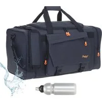 ELEPHANT Sporttasche Reisetasche Saunatasche Damen Herren aus Plane Tour 55 cm, 40 L Large wasserabweisend Sauna Reise Sport Tasche + Flasche