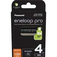 eneloop Akku Ladegerät Charger LED eneloop pro BQ CC55 4x AA 2500mAh für 4 Batterie-Ladegerät