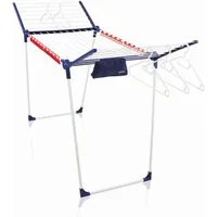 Leifheit Wäscheständer Standtrockner Pegasus 200 + Kleinteilehalter, 20m Trockenlänge, 107cm Flügelhöhe, Kleinteilehalter, 5 Kleiderbügel