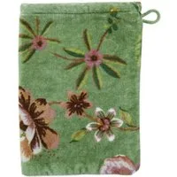 PiP Studio Waschhandschuh Secret Garden Waschhandschuh green 16x22cm (1 Stück), 100% Baumwolle (320896)