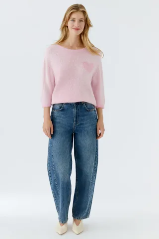 Oui - Pullover bleached mauve - Gr. - 42