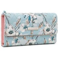 Miss Lulu Geldbörse Damen Portemonnaie Groß, Elegante Geldbörse aus PU-Leder