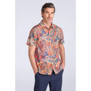 Mountain Warehouse - "Tropical" Hemd für Herren kurzärmlig (Leuchtend Orange)