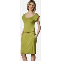 Ragwear Sommerkleid Tagg Damen Kurzarm-Kleid mit Taillengürtel und Taschen