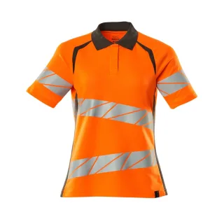 MASCOT Damen Polo-Shirt ACCELERATE SAFE Hi-vis Orange / Dunkelanthrazit L - 19093-771-1418-L