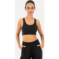 Smilodox Sport-BH Sylva, Top Damen, Bustier, figurbetont mit Cut-Out Rückendetail Shaped Fit, breite Träger, Rundhalsausschnitt, Gym & Training
