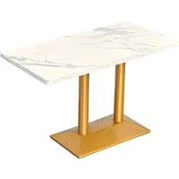 Muxing Esstisch Tisch, Couchtisch mit Metallbeine (1-St)