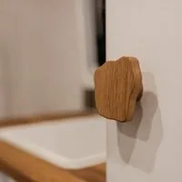 ekengriep Möbelgriff 501, Möbelgriff aus Eiche für Küche, IKEA Schrank, Schubladen usw.