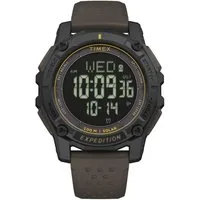 Timex Chronograph RIDGE SOLAR TW4B33800AJ, Solar Armbanduhr,Herrenuhr,digital,Silikonarmband,Stoppfunktion,Datum