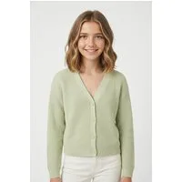 TOM TAILOR Strickjacke mit V-Ausschnitt und Knopfleiste