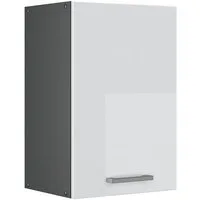 Vicco Hängeschrank R-Line, Weiß Hochglanz/Anthrazit, 40 cm (1-St)