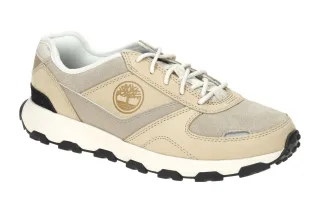 Timberland Herrenschuhe WINSOR PARK 0A66PW EN7 Beige Low Lace Sneaker mit ReB...
