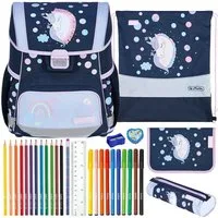 Herlitz Schulranzen Set Loop Plus 10-teilig 2026 Mädchen Unicorn Dreams