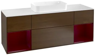 Villeroy & Boch Waschtischunterschrank Finion G33 1600x603x501mm Bel. WT mit., G331HBGN G331HBGN