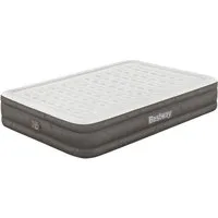 Bestway Luftbett Fortech, (Packung, 1-tlg., mit integrierter Elektropumpe 203 x 152 x 36 cm), in 240 sek. aufgepumpt