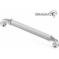 Gradivo Möbelgriff Schrankgriff Bügelgriff 918 - Chrom, 96 mm