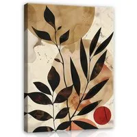 Wallarena Leinwandbild Natur - Mehrfarbig - Wohnzimmer, Mehrfarbig, 40x30x2cm