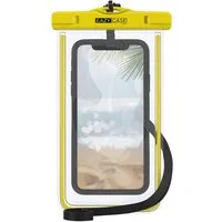 EAZY CASE Handyhülle Universale Unterwasser-Tasche für viele Modelle 3,5 - 6,7 Zoll, Unterwasserhülle Taschen wasserfeste Handyhülle IPX8 Schutz Hülle Gelb