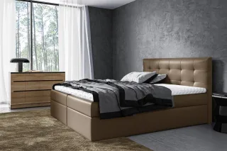 Boxspringbett Schlafzimmerbett VIDE XL 120x220cm in div. Farbvarianten