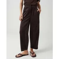 OPUS Stoffhose MISHA BARREL Leg City Pants aus Feincord vorverlegte Seitennaht