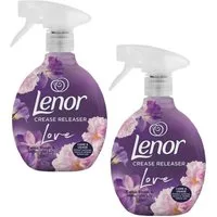 LENOR Bügelspray 2 x Lenor Crease Releaser Exotische Blüten je 500ml Entfernt Falten