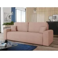 Sofnet Schlafsofa Spark, mit Schlaffunktion und Bettkasten, Bonellfederkern, Cordbezug, große Schlaffläche