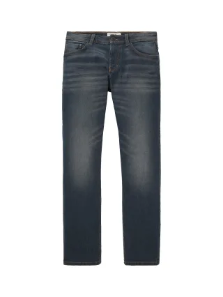 Tom Tailor - TTMARVIN STRAIGHT Jeans mid stone wash denim - Gr. - 32