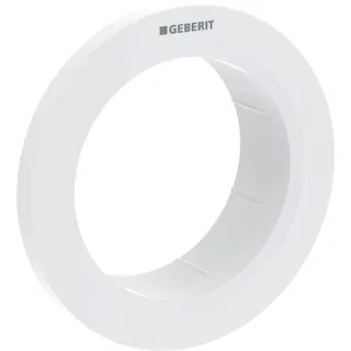 Geberit Ersatzteile Rosette für Typ 01 Fernbetätigung, rund, Möbeldrücker: weiß-alpin, 242962111 242962111