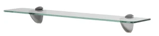 Fackelmann Glasablage 40x12, 2 Halter, Wandmont., 85384 85384