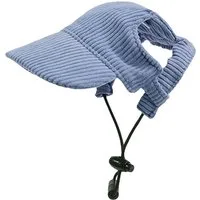 Ledander Baseball Cap Hunde Baseballmütze, Verstellbar Sommer Sonnenschutz Hut Sonnenhüte mit Ohrlöchern, Haustier Sommer Hut für Welpen Hunde Mütze